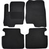 J&J AUTOMOTIVE Tappetini in Tessuto per Mitsubishi Colt 2008-2013, Set da 4 Pezzi Anteriori e Posteriori, di Velluto su Misura, Antiscivolo, Colore Nero