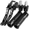 GAYANHU Kit leva di ricambio Per HONDA CB1000R 2008-2013 2014 2015 2016 2017 Moto In Alluminio Freno Leve Di Frizione Manubrio Manopole Estremità(Black)
