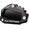 BTWSRX Supporto Per Cavalletto Laterale Moto Per Ducati Per Multistrada 1260 S 1260S 2018- Piastra Di Estensione, Tappo Valvola Moto Piastra Estensione Cavalletto Laterale