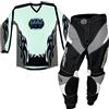 WinNet Tuta Completo da Moto Cross Enduro Quad per Adulto Maglia + Pantalone