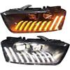 kjjukrhfs Fari Anteriori Per Q3 Fari 2013-2018 Accessori Per Q3 Xenon Aggiornamento Led Styling Faro Di Montaggio Plug And Play Auto Luci Anteriori A Led Proiettore Fanale Anteriore(2013-2015 No AFS)