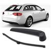 HOMERW Kit Set Braccio e Spazzola tergicristallo Posteriore - 16 Adatto per Audi A4 B8 8K 2008-2016 400mm Spazzola Parabrezza portellone Posteriore finestrino