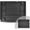 FROGUM ProLine 3D Esclusivo Tappetino Vasca Baule Bagagliaio in gomma perfetto per Fiat Doblo II Easy 2010-2020 | Comodo organizzatore | Bordi più alti