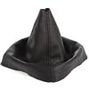 Myshopx cuffia leva cambio in vera pelle NERO