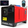 IMJ-Global - Riscaldatore a Gasolio Portatile (12V/230V 8KW) Riscaldatore Diesel Generatore Aria Calda Gasolio per Camper, Tenda, Campeggio, Parcheggio, Dotato di Monitor LCD con Telecomando