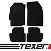 TEXER Tappetini in tessuto, adatti per Chevrolet Spark III M300 anno di costruzione 2009-2012 Basic