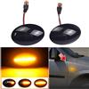 Hacreyatu Dinamici LED Indicatore di direzione laterale per Opel Corsa B C Astra F Combo B C (Nero)
