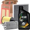 kW&HP KIT TAGLIANDO 4 FILTRI E 4LT OLIO ORIGINALE WR 5W40 COMPATIBILE CON PUNTO, GRANDE PUNTO 1.3 DIESEL 66 KW, 90CV
