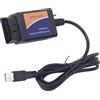 Keenso Scanner Diagnostico per Auto, Strumento Diagnostico per Auto per ELM327 PIC18F25K80 con Supporto CD Tutti i Protocolli OBD2