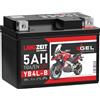 LANGZEIT Batterien LANGZEIT YB4L-B batteria moto 5Ah 12V 50411 CB4L-B 50411 12N4-3B YB4L-A senza manutenzione 4Ah