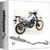 MOTOTOPGUN scarico omologato arrow paris dacar in inox con fondello in inox compatibile con suzuki dr 600 r 1985 1986 1987 mototopgun 72640pd + 12004pd + 72124pd