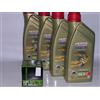 Castrol 4 LT LITRI OLIO MOTO 4T CASTROL POWER 1 10W40 + FILTRO OLIO