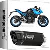 MOTOTOPGUN mivv scarico completo omologato catalizzato sr-1 inox nero compatibile con suzuki gsx-8s 2022 2023 2024 mototopgun