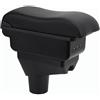 OYHCM Bracciolo centrale per Toyota Aygo X 2021-2026,3 USB,Ergonomico | Per Toyota Aygo X Bracciolo, 2 USB + USB-C, Bracciolo ergonomico, Doppio vano portaoggetti, Coperchio scorrevole, Pelle PU