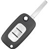 NBHGFF Auto Cover Scocca Custodia Protettiva Per Chiave Auto A 3 Pulsanti Per Benz Per Smart Per Fortwo 453 Per Forfour 2015 2016 2017 Guscio Chiave Auto