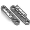 Modeer per Yamaha Tmax 560 Tech Max 2020-2023 Tmax 530 SX DX 2017-2020 Moto CNC Coppia Parafango anteriore Piastra dell'asse Slider decorativo tmax530 tmax560 techmax Accessori (grigio)