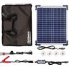 OptiMate Solar Duo 20W Travel Kit, TM522-D2TK, Caricatore e mantenitore Solare ermetico di Carica con Recupero di Batteria a Sei Fasi da 12V / 12.8V 1.67A