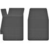 edecor Tappetini in gomma per auto, tappetini in gomma per Renault Captur I anno di costruzione 2013 - 2019, tappetini anteriori e passeggeri CN_A