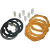 seba.ricambi Set Kit Serie Dischi Frizione Completa 7 Dischi 6 Molle Versione Racing Carbonio Compatibile con Piaggio Compatibile con Vespa Fl Fl2 50/125 Rush Hp N Ape 50 Fl2