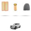 HOFFCAR Kit tagliando 3 filtri compatibile con Mercedes GLK (X204) 350 200kw Dal 2008