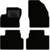 QUEMAR Tappetini Auto compatibili con Ford Kuga I 2008-2012 / Kit Tappeti in Moquette e Gomma su Misura (Set 2 Anteriori + 2 Posteriori) / Ricami e Colori Personalizzati (0 Ricami, Bordo Antracite)