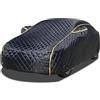 FUNEAER Telo Copri Auto Impermeabile per Audi TT Mk3 2014-2023,Invernale Imbottito Cotone ispessito Copertura Telo Per Auto Da Esterno Con Strisce Riflettenti Sole UV Polvere