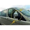 Sconosciuto Per Ford TRANSIT Custom TOURNEO 2012 UP ABS CROMATO Ala Specchio Copertura Protector Argento Sinistro e Destra 2 Pz (Guida Sinistra )