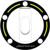 AZgraphishop PROTEZIONE TAPPO BENZINA RESINA 3D BENELLI LEONCINO 251 GP-629(M) (White)