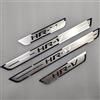 QFYANXUAN Acciaio Inossidabile Auto Battitacco Soglia Porta per Hon-da HRV HR-V 2015-2021 2022 2023 2024, Protezione Plates Anti-Graffio Scuff Adesivi Decorativi Accessori, 4 Pezzi