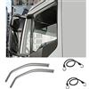 farbrothersonline COMPATIBILE CON IVECO S-WAY 20 in poi (STRALIS 20 in poi) 15.028M COPPIA DI DEFLETTORI D'ARIA E PIOGGIA FARAD PER CAMION-FURGONI-AUTOCARRO DEFLETTORE ANTIVENTO PARAPIOGGIA PER FINESTRINO