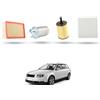 HOFFCAR Kit Tagliando 4 filtri compatibile con Audi A4 (B6,B7) 2.0 tdi 92kw 2005 2008