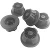 Jojomino 5PCS Coperchio Motore Gommini Bung Assorbitori Accessori di Ricambio Auto Tappetino in Gomma per W204 C218 A6420940785