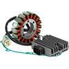 Artudatech Magneto Stator+Voltage Rectifier+Gasket Fit for Kawasaki ZR Z 750 S 1000 2003-2007