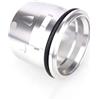 Generico Terminale di scarico in alluminio for moto, terminale di scarico, marmitta, for Yamaha Tmax530 Tmax500 Tmax T-MAX 530/500 CNC 2008-2016(Silver)