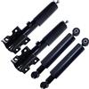 BESTPRICE 4 ammortizzatori a pressione d'olio anteriori e posteriori, compreso il supporto del puntone e il kit di protezione dalla polvere, compatibili con FORD TRANSIT (E_ _, T_ _)