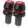 BMLGPGBCDW Per Ducati Per Monster 696 600 937 620 797 795 Per Hypermotard 950 698 Tappo Di Bilanciamento Manubrio Moto Da 7/8 22mm Tappo terminale cappuccio manubrio(ROSSO)
