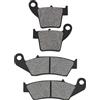 AHL Moto Pastiglie Freno Kit per Honda CRF250R CRF 250 R 2004-2023, CRF250RX CRF 250 RX 2019-2023, CRF450R CRF 450 R 2002-2023, CRF450RL 2021-2023, CRF4500 RX 2017-2023, CRF450X 2005-2009