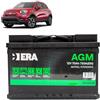 Generico Batteria 70Ah A.G.M. per Fiat 500X 2.0 gasolio 2014+