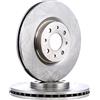 RIDEX 82B0318 2x Disco freno Anteriore senza viti/bulloni Compatibilità con ALFA ROMEO MITO 955