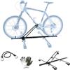 MOTO SPORT MONDO COMPATIBILE CON JEEP COMPASS PORTABICI DA TETTO AUTO PORTABICICLETTA PER BARRE PORTATUTTO AUTO CARICO MASSIMO 15KG MATERIALE ACCIAIO PORTA BICI PER 1 SOLA BICICLETTA