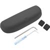 TUCKBOLD Custodia Occhiali da Sole per Porsche Macan 17-23 1 Set | Colore Nero, Materiale ABS Camoscio, Installazione Sui Binari Del Tetto, Custodia Stabile E Facile Da Usare.