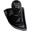 Car Passion Cuffia Leva Manuale + Pomello Cambio Compatibile con BMW Serie 1 2004-2013 E87 E82 E81 E88 6 Marce Cambio Manuale Ricambio Auto