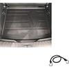 farbrothersonline COMPATIBILE CON Fiat 500 L 5p 2018 29.T001 PIANALE ALTO BASSO VASCA BAULE SU MISURA PER AUTO MATERIALE PE SPESSORE 1.1MM VASCHE BAULE SPECIFICA MULTIUSO ANTISCIVOLO T2
