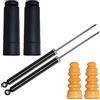 ENVA MADE FOR QUALITY BESTPRICE 2x ammortizzatore a pressione a gas montante posteriore incl. set protezione polvere tappi protezione polvere, compatibile con FORD FUSION (JU_)