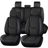 Jooexel Coprisedili universali per Audi A4 B8 8k/A4 Allroad/A4 B9/A4 B9 Allroad/A4 B9 Allroad/A4 B9 Avant Set di coprisedili in pelle nappa di alta qualità