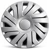 Generico Set 4 Copricerchi 14 Pollici Compatibili con Citroen C1 - Coppe Ruota Design Elegante, Montaggio Rapido, Fissaggio Sicuro, Look Moderno per Auto