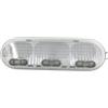 QASULER Lampada da soffitto con luce di lettura for cupola interna a 3 pulsanti, for Nissan, for Qashqai, for Sunny Micra March, for Renault, for Dacia Plafoniera per veicoli