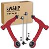 kW&HP KIT 4 PEZZI BRACCI BRACCETTI OSCILLANTI RINFORZATI E BIELLETTE BARRA STABALIZZATRICE COMPATIBILE CON FIAT PANDA (169) DAL 2003 AL 2012