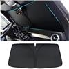 MSMDG Auto Parabrezza Parasole, per Toyota Yaris 2008-2012, pieghevole Sun Shades,A/Black
