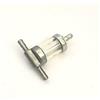 BCR FILTRO FILTRINO USCITA 6 MM METALLICO TUBO BENZINA OLIO A T 3 VIE CICLOMOTORI SCOOTER MOTO VARIE APPLICAZIONI